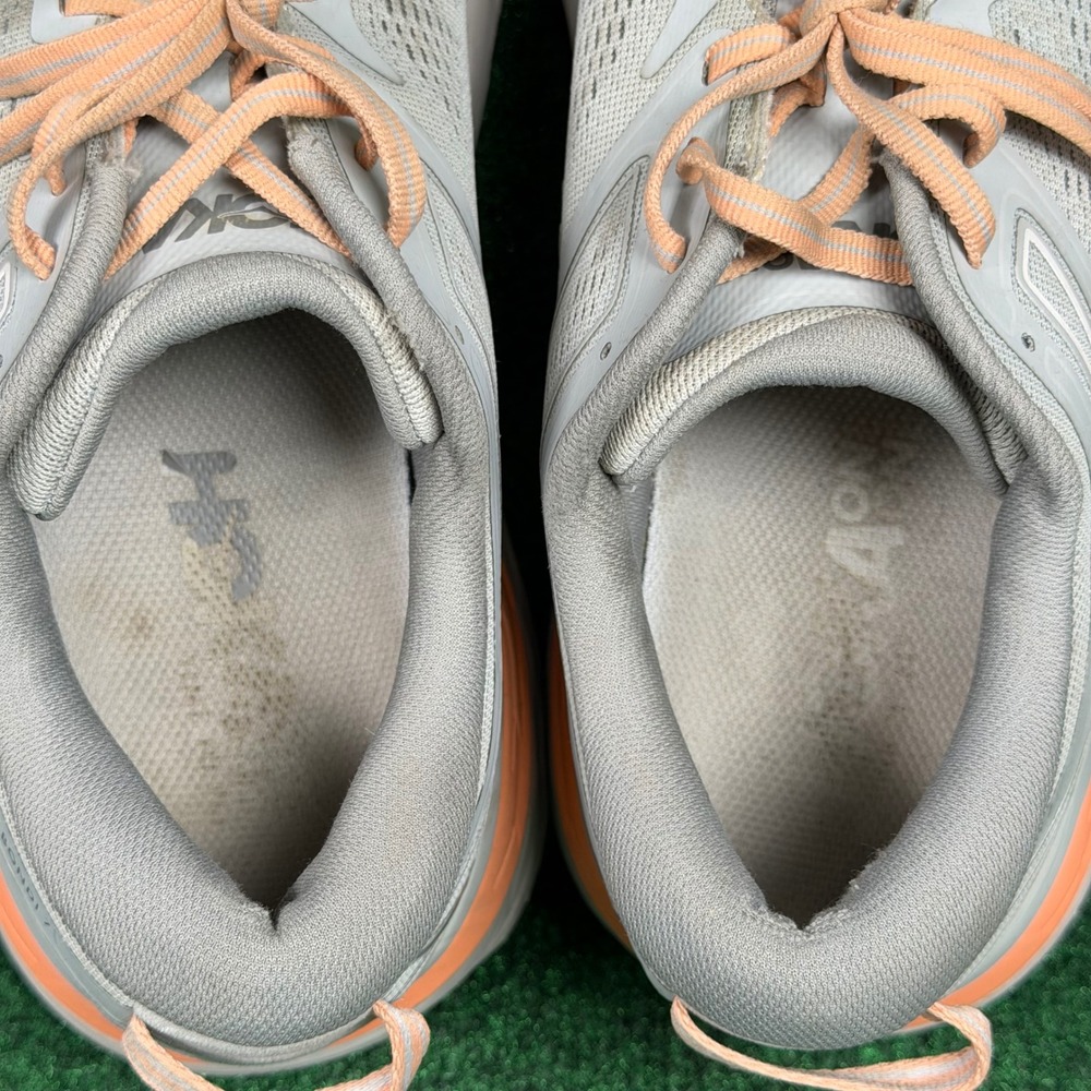 Hoka One One Bondi 7 Womens 10.5 Running Shoe Harbor Mist Shark Athletic Outdoor - Picture 8 of 11